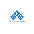 AEA letter logo design on BLACK background. AEA creative initials letter logo concept. AEA letter design.AEA letter logo design on Royalty Free Stock Photo