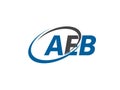 AEB logo, design, vector illustration Royalty Free Stock Photo