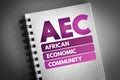 AEC - African Economic Community acronym