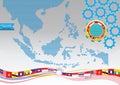 Aec or asean or info graphic Royalty Free Stock Photo