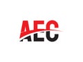 AEC Letter Initial Logo Design Vector Illustration