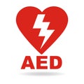 AED Emergency defibrillator AED icon icons Medical logo cpr Vector eps symbol location automated external
