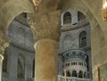 The Aedicule and rotunda interior. Church of the Holy Sepulchre. Jerusalem