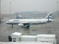 Aegean Airlines Airbus A320 at Budapest