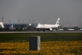 Aegean Airlines plane taxiing in Munich Airport, MUC