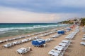 Aegean sea and beautiful Ladies beach. Kusadasi. Turkey