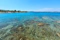 Aegean sea coast Chalkidiki, Greece. Royalty Free Stock Photo