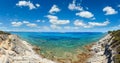 Aegean sea coast, Chalkidiki, Greece Royalty Free Stock Photo