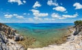 Aegean sea coast, Chalkidiki, Greece Royalty Free Stock Photo