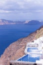 Aegean sea view with Volcanic nature, Greece, Santorini Royalty Free Stock Photo