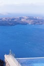 Aegean sea view with Volcanic nature, Greece, Santorini Royalty Free Stock Photo