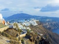 Aegean sea view with Volcanic nature, Greece, Santorini Royalty Free Stock Photo