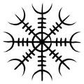 Aegishjalmur Symbol Mythology Odin Vikings