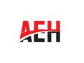 AEH Letter Initial Logo Design Vector Illustration Royalty Free Stock Photo