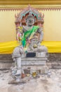 Aemon king statue sitting with cutlass in the hand Royalty Free Stock Photo