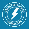 Aenergy efficiency guaranteed vector icon