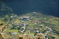 Valdichiesa village, the Aeolian islands, Sicily, Italy Royalty Free Stock Photo