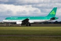 Aer Lingus Airbus A320 EI-DVI passenger plane departure at Amsterdam Schipol Airport