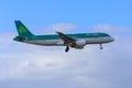 Aer Lingus Airbus A320 landing Royalty Free Stock Photo