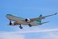 An Aer Lingus Airbus A330-200 On Final Approach