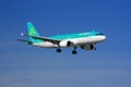 Aer Lingus Airbus A320 landing Royalty Free Stock Photo