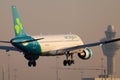 Aer Lingus in Europe airport, Amsterdam Schiphol Airport