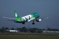 Aer Lingus Irish rugby livery plane taking off