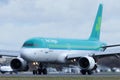 Aer Lingus landing, Paris CDG Royalty Free Stock Photo