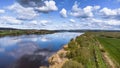 Aerial of the River Foyle