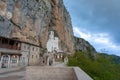 Monastery of Ostrog is a monastery of Serbian Orthodox Church placed against an almost vertical rock of Ostroska Greda