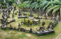 Buddha Park, panorama View - Vientiane, Laos