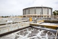 Aeration Basins at a Wastewater Treatment Plant