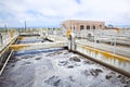 Aeration Stage at a Wastewater Treatment Plant