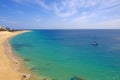 Aereal view on the Beach in Morro Jable, Fuerteventura, Canary Islands