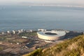 Aereial view of Green Point Stadium Royalty Free Stock Photo