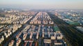 Aeria view of incheon industry park.South Korea Royalty Free Stock Photo