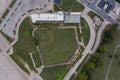Aerial of Abandoned Baseball Stadium - Columbus, Ohio Royalty Free Stock Photo