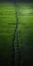 Aerial Abstractions: Capturing The Beauty Of A Man Walking Through A Plain Field