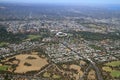 Aerial adelaide city Royalty Free Stock Photo