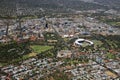 Aerial adelaide city Royalty Free Stock Photo