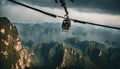 Aerial Adventure Over Asia Royalty Free Stock Photo