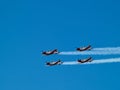 Aerial aerobatics Israeli Air Force on Israel Independence Day