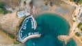 Aerial Agia Triada beach, Protaras, Cyprus Royalty Free Stock Photo