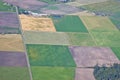 Aerial Agricultural Land Royalty Free Stock Photo