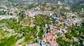 Aerial Agros village, Limassol, Cyprus