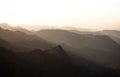 Aerial alpine mountain landscape panorama at Lago de Enol Ercina Covadonga lakes Picos de Europa Asturias Spain Europe Royalty Free Stock Photo