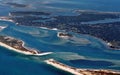 Aerial atChatham, Cape Cod Showing the Harbor and Outer Beach