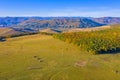 Aerial autumn scene