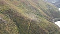 Aerial view of Krichim Reservoir, Rhodopes Mountain, Bulgaria