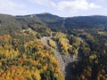 Tone river know as Zlatnite Mostove at Vitosha Mountain, Bulgaria Royalty Free Stock Photo